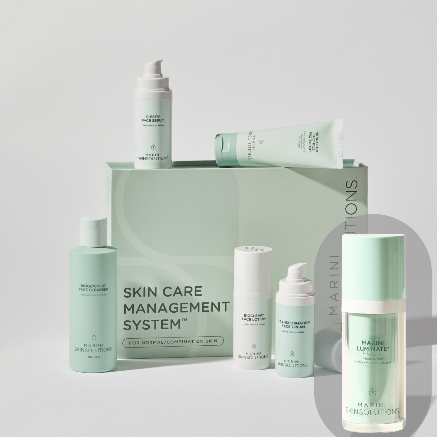 Skin Care Management System™ Normal/Combo - with FREE Luminate (Limited Edition)