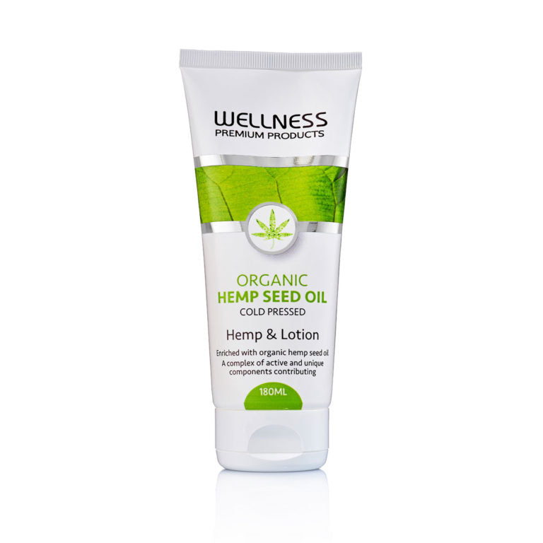 Wellness Premium Products Organic Hemp Seed Oil Body Lotion