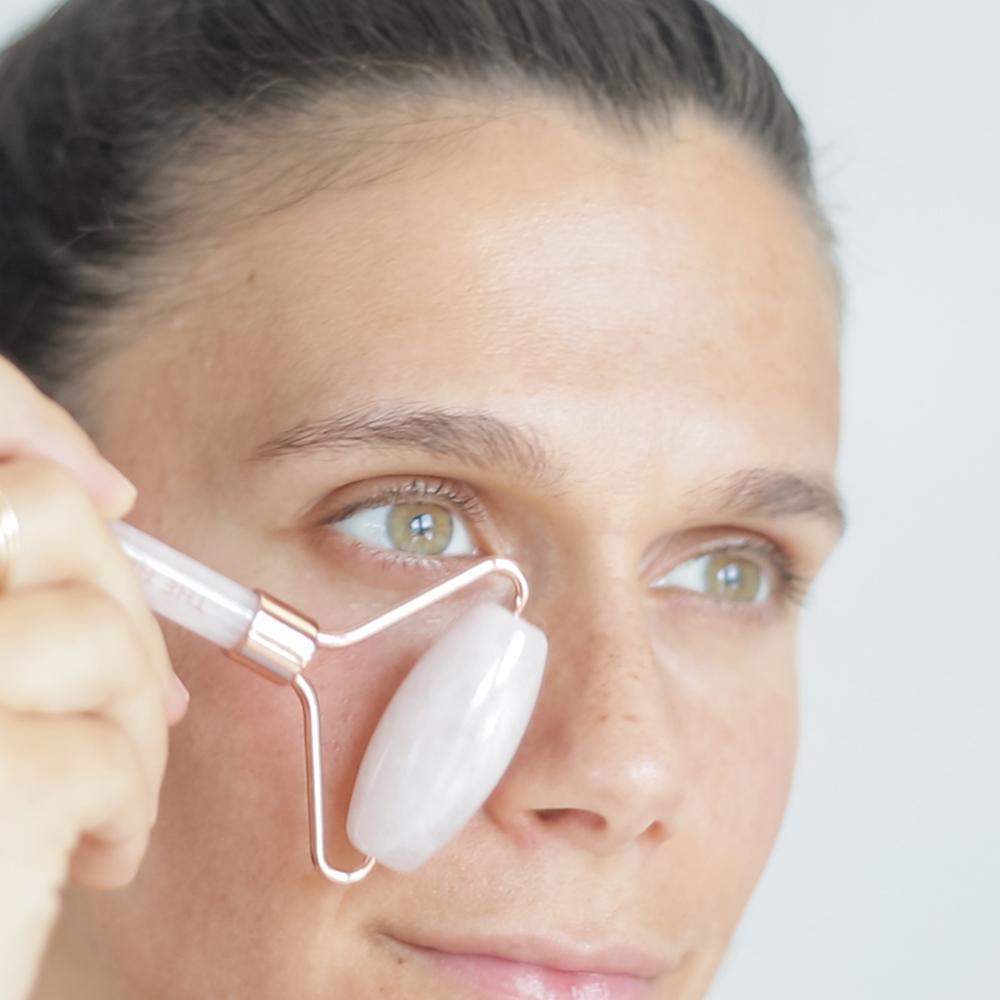 Teami Rose Quartz Facial Roller
